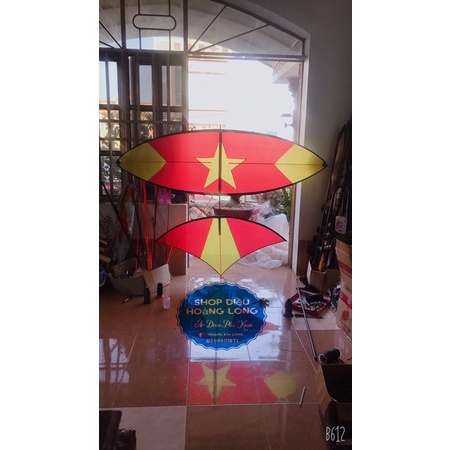 Áo diều lắp ghép - cờ đỏ sao vàng - nhiều mẫu mã - kích thước