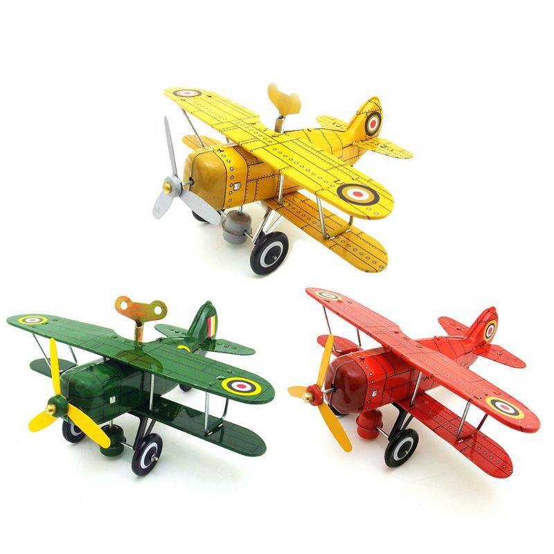 AIRCRAFT MODEL Mô Hình Máy Bay Mini Bằng Kim Loại Phong Cách Cổ Điển Dùng Trang Trí