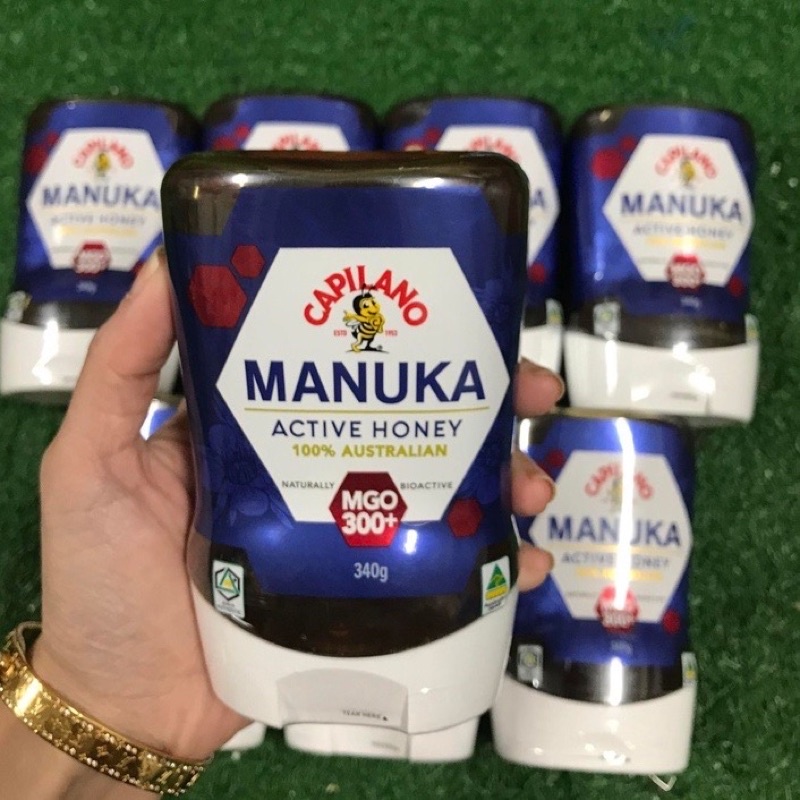 Mật ong Capilano Manuka Active Honey 300+ 340g Úc 250gr