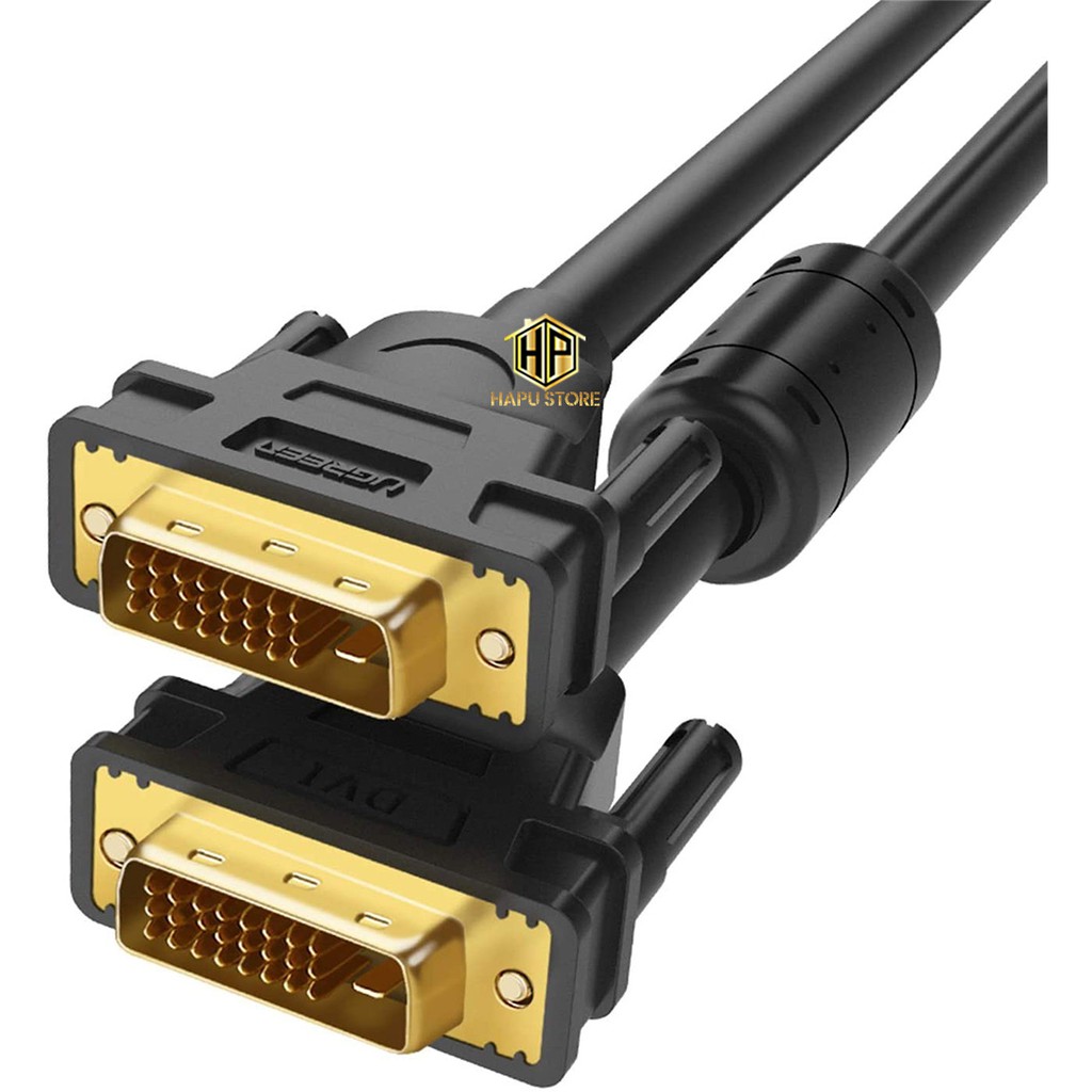 Cáp tín hiệu DVI 24+1 Ugreen 11607 dài 3m chính hãng - Dây DVI chất lượng cao - Hapustore