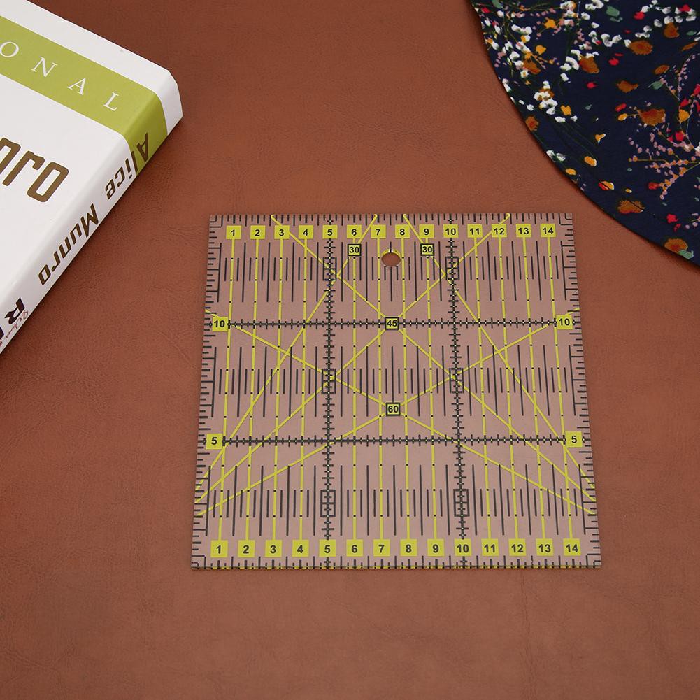 Thước cắt vải hình vuông tiện dụng may vá DIY