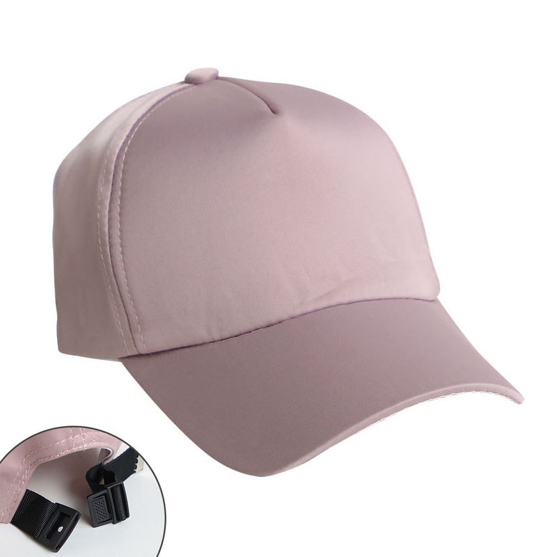 Mũ Lưỡi Trai Bằng Lụa Satin Phong Cách Hip Hop Thời Trang Xuân Hè Có Thể Điều Chỉnh Cho Bé