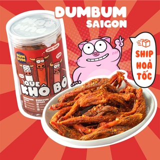 Khô bò que DumBum 200g đồ ăn vặt Sài Gòn vừa ngon vừa rẻ