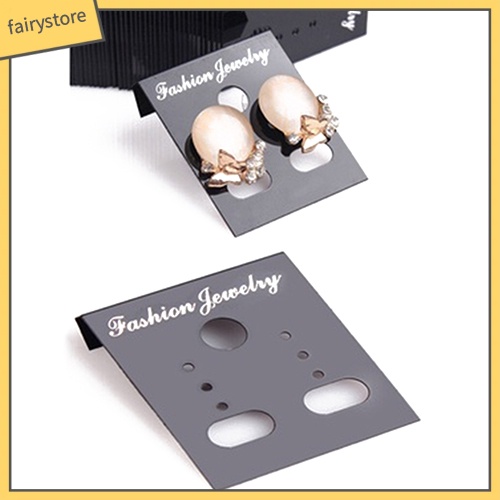 Set 100 Giá Đỡ Trưng Bày Bông Tai Bằng Nhựa Tiện Dụng