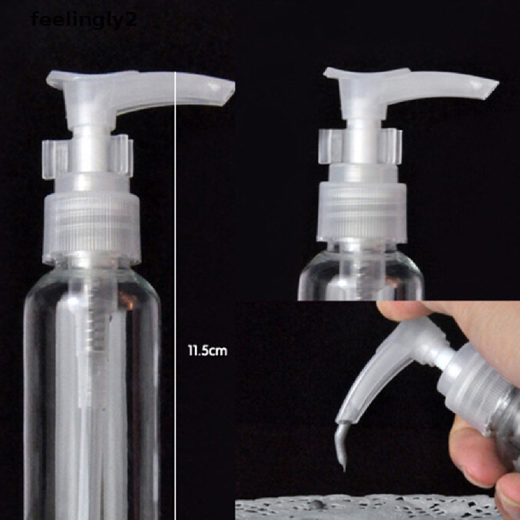 1 Set 6 Chai Nhựa Rỗng Đựng Mỹ Phẩm / Kem / Nước Hoa Dạng Xịt Tiện Dụng Khi Đi Du Lịch