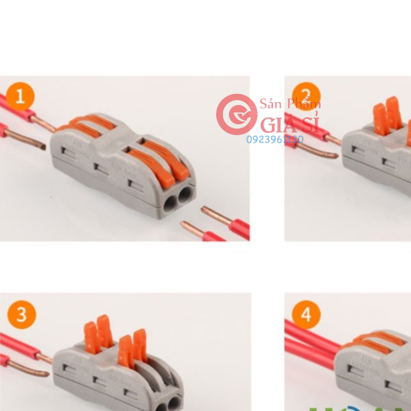 Cút nối dây điện nhanh 2 đầu 4 cổng KV774-4P2 ❤️freeship❤️