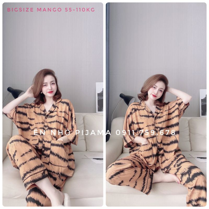 Đồ bộ Bigsize 50-110kg Cánh Rơi Én Nhỏ Pizama