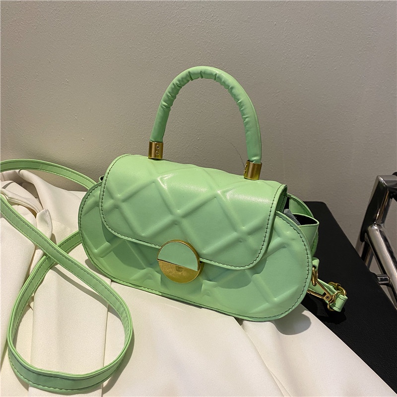 Túi Đeo Một Bên Vai Màu Trơn Thời Trang Đơn Giản Phong Cách Phương Tây Dành Cho Nữ 2022