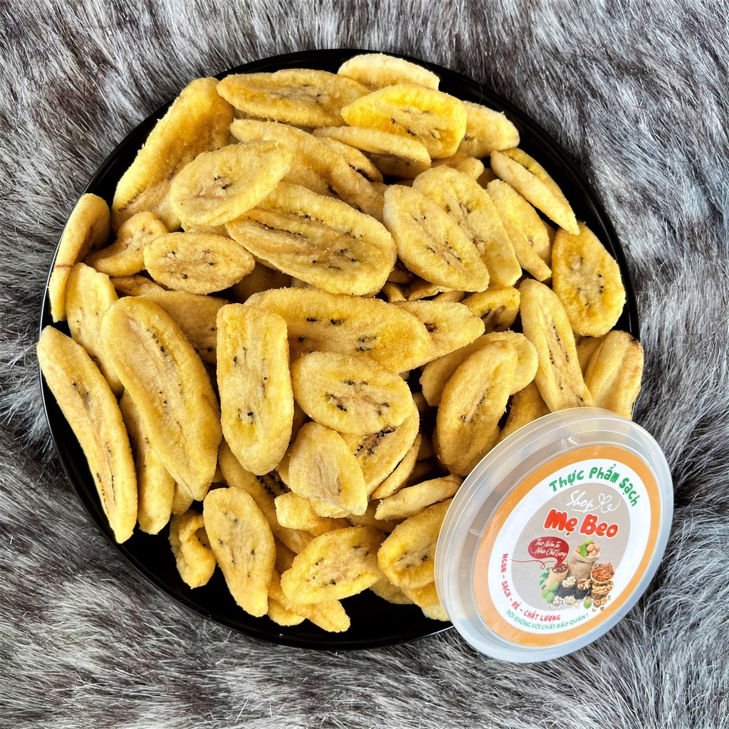 1Kg Chuối Sấy Giòn Nguyên Miếng
