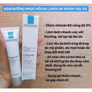Kem phục hồi, giảm thâm sẹo Gel B5 Laroche posay