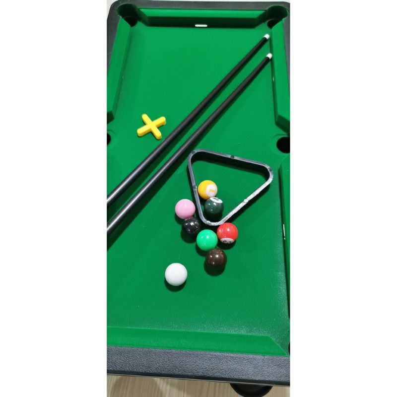 Bàn Bi a Mini BoBa Store Bàn Bida Mini giá rẻ cho trẻ em và người lớn, 10 bi Đánh Số - Mặt bàn Nỉ không bong