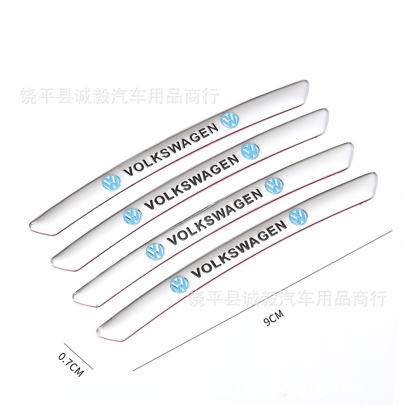 Bộ 4 Huy Hiệu Trang Trí Bánh Xe Hơi Volkswagen VW Golf Polo Fox Up Jetta Tiguan Gol R-Line
