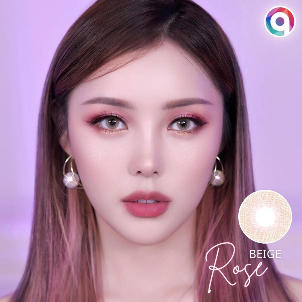 Kính áp tròng QUYNH LENS rose beige