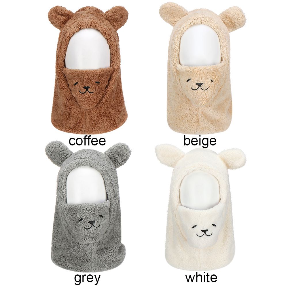 Mũ len tai gấu thời trang mùa đông đáng yêu cho nữ