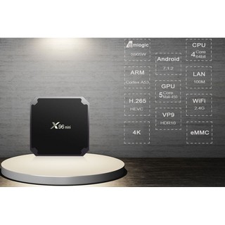 Android Tivi Box X96 Mini - Ram 2GB - Rom 16GB ( Phiên bản 2017 )