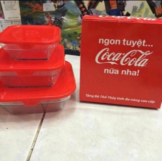 Bộ 3 thố thủy tinh cao cấp HKM CoCa