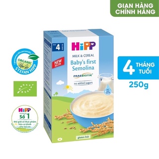 Bột ăn dặm Hipp 250g- đủ vị 2 hộp tặng 1 vỉ cháo sữa Burine