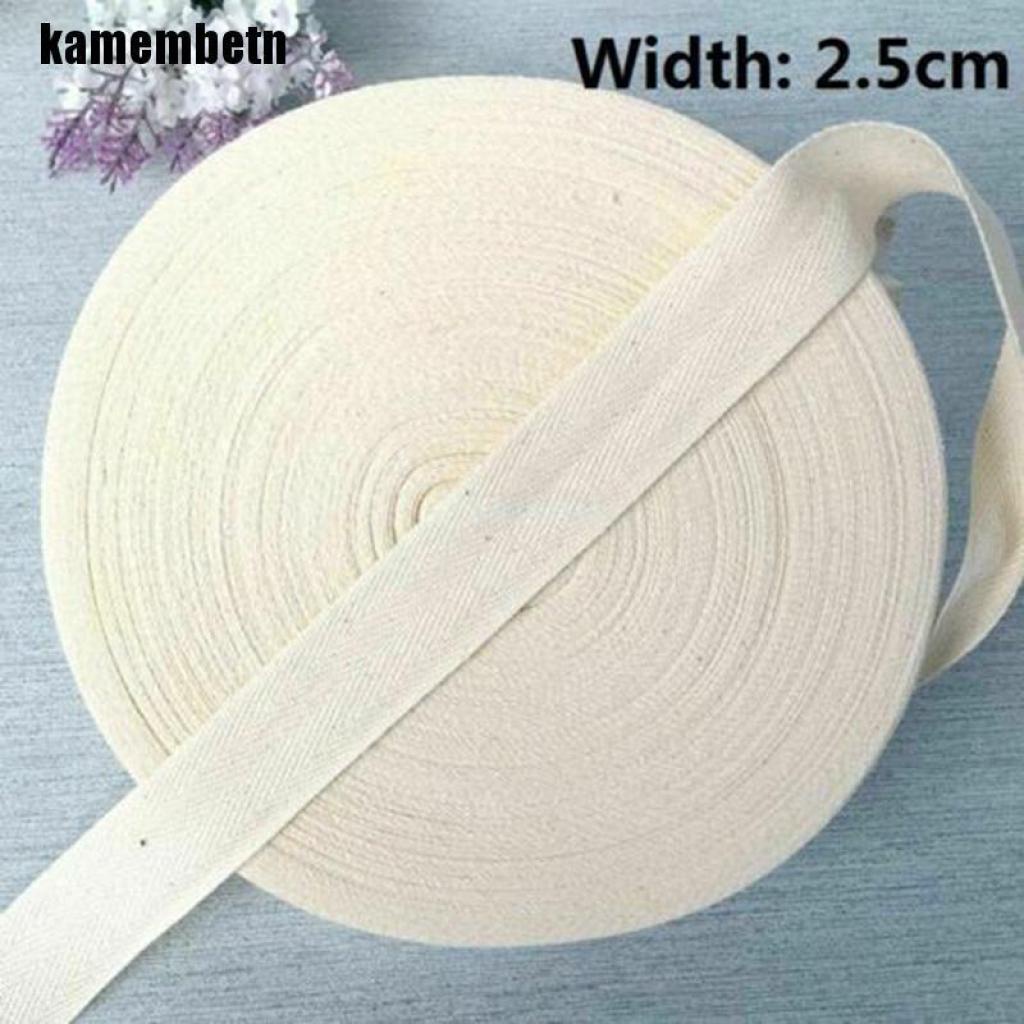 Cuộn dây vải cotton làm đồ thủ công tiện lợi 50m