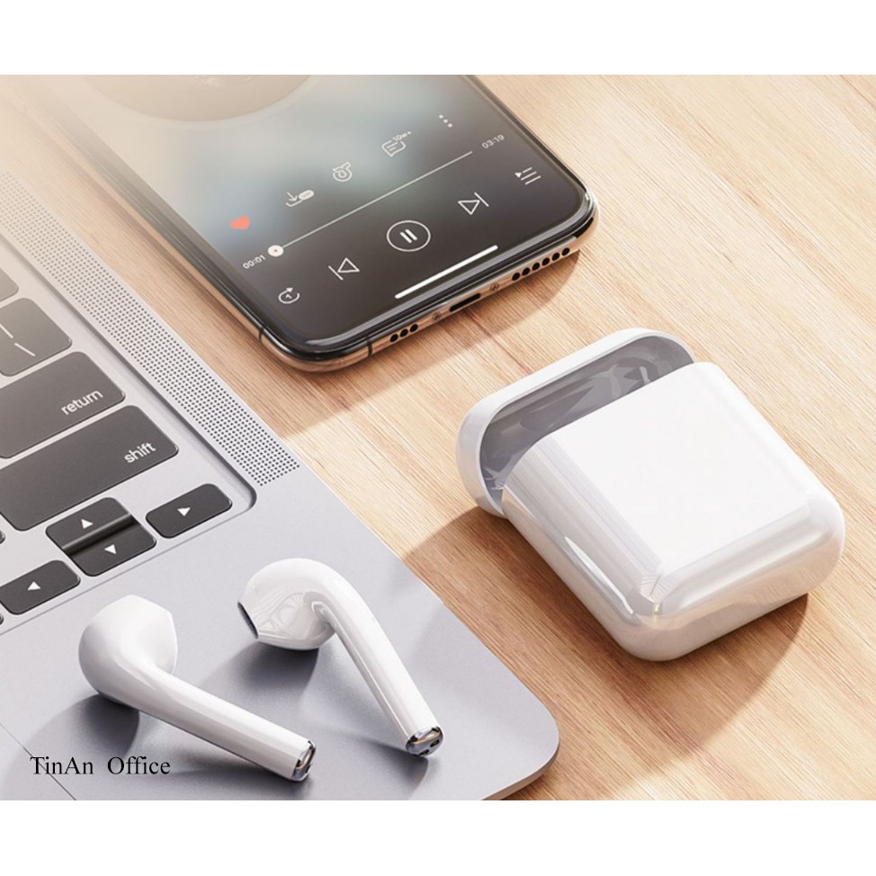 Tai nghe không dây kết nối bluetooth i12 cho Smartphone, Android, IOS, Máy tính bảng, Laptop