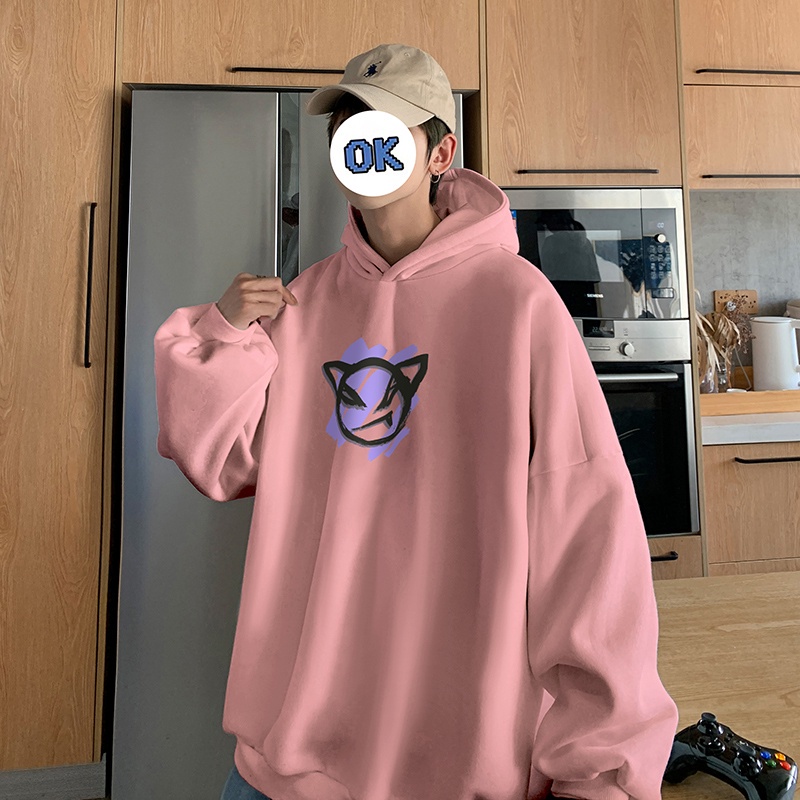 Áo hoodie có mũ trùm đầu tay dài thời trang cho nam
