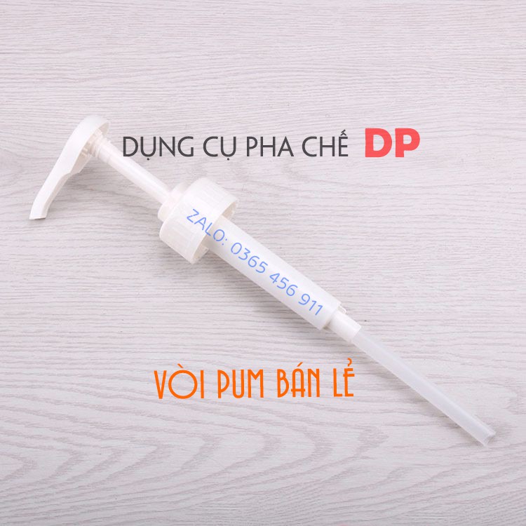 Bình bơm siro Thủy tinh, bình siro Nhựa có vòi định lượng 10ml - Có bán kèm thêm vòi Pb505