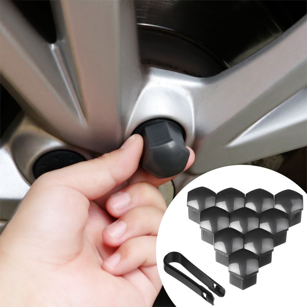 Bộ 20 nắp nhựa 19mm bảo vệ cho vít bánh xe hơi thông dụng
