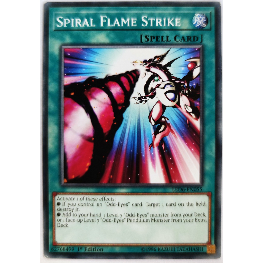 [Thẻ Yugioh] Spiral Flame Strike |EN| Common