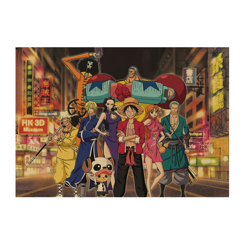 Poster Treo Tường Hình Phim One Piece