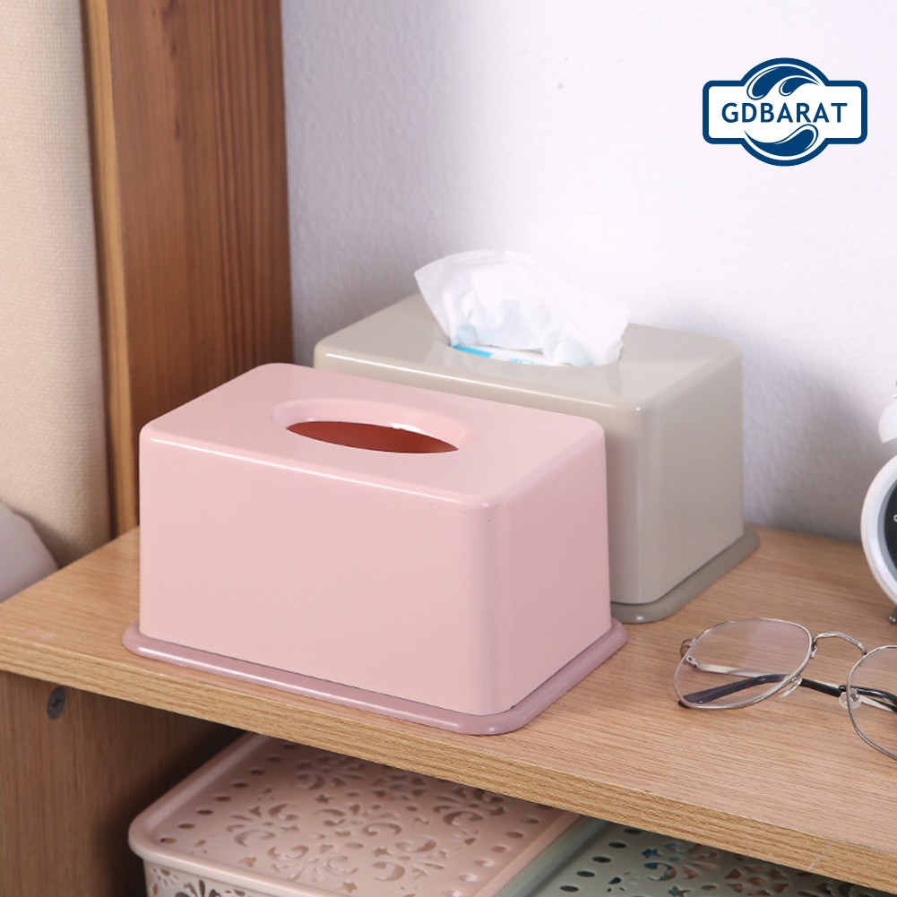 Hộp Đựng Khăn Giấy Để Bàn Bằng Nhựa Nhiều Màu Sắc Phong Cách Bắc Âu Xinh Xắn Tiện Lợi