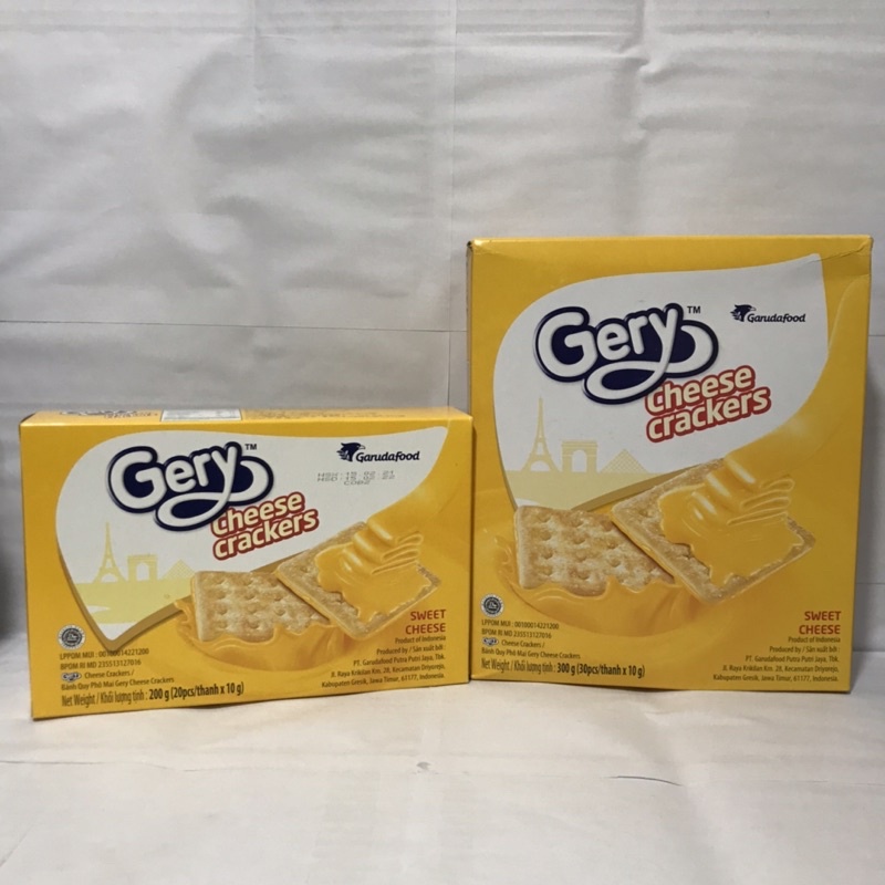 Bánh phô mai Gery Cheese crackers Hộp 180g-270g