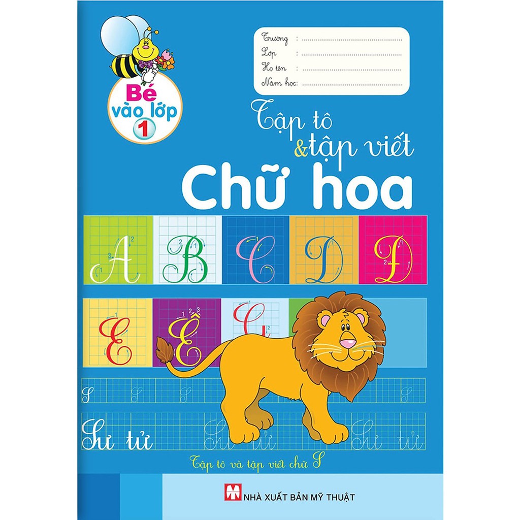 Sách - Bé Vào Lớp 1 - Tập Tô Và Tập Viết Chữ Hoa