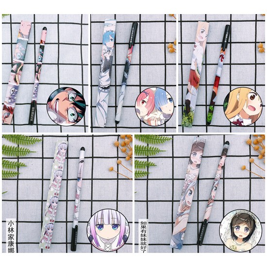 Bút mực đen in hình Anime, Manga Trẻ, NXB Kim Đồng