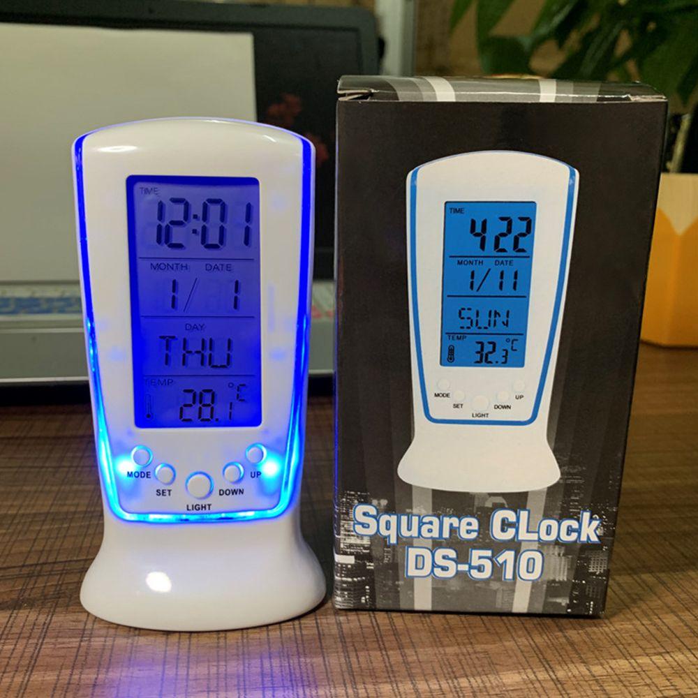 CONOPERY Đồng Hồ Báo Thức Kỹ Thuật Số Để Bàn Có Đèn LED Hiển Thị Nhiệt Độ Và Lịch