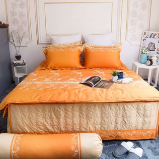 Bộ Ga Bọc Chần Gòn Cotton Solid Edena 367