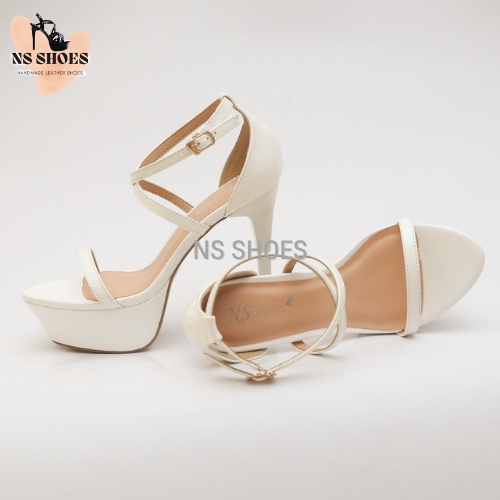 Giày cao gót đế đúp quai hậu bít gót, da mềm, êm chân, thanh lịch, trẻ trung - NS2124