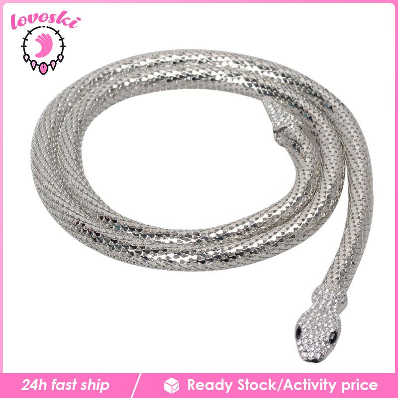 Thắt Lưng Dây Xích Hình Rắn Thời Trang Cho Nữ