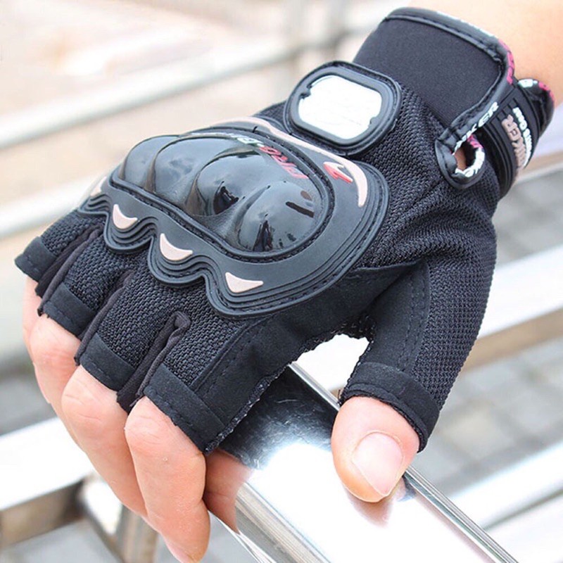 Găng Tay ProBiker Cụt Ngón - Dùng ĐI Phượt, Tập Luyện Thể Thao!
