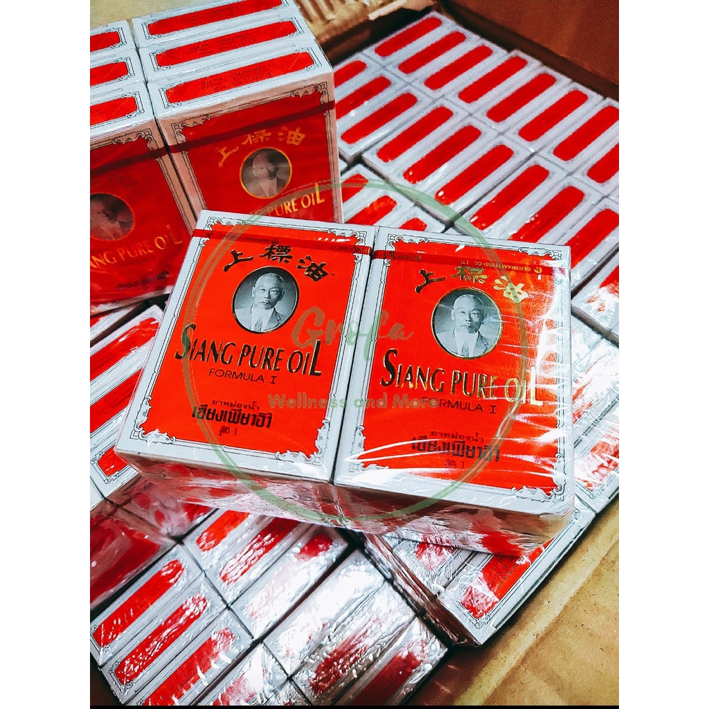 [CHÍNH HÃNG] Lốc 6 chai Dầu Thái đỏ ông già Siang Pure 7cc