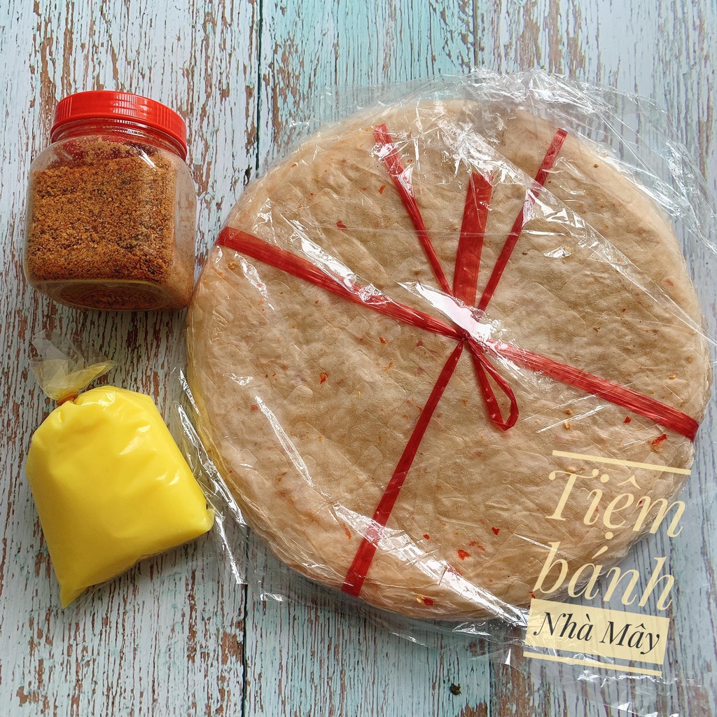 Combo Bánh Tráng Dẻo Ớt Long Điền Phơi Sương Muối Tôm Hành Phi Lớn - Ăn Thả Ga, Giá Tiết Kiệm