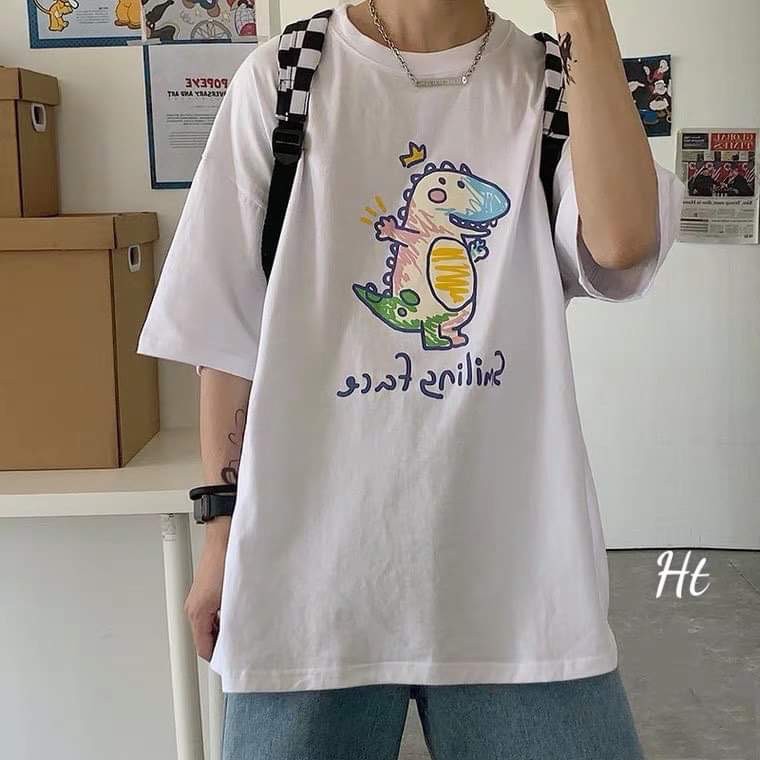 Áo phông 3D khủng long Smiling HTH0321