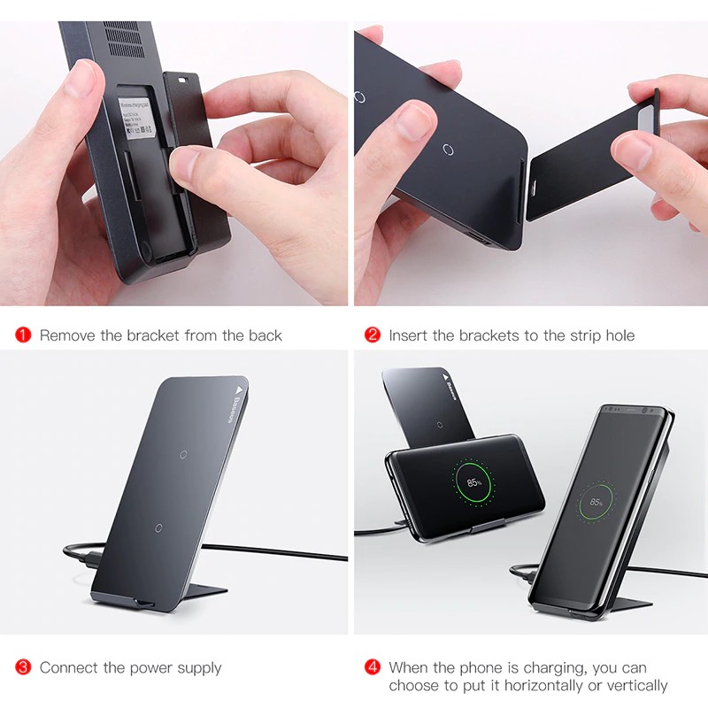 Đế sạc không dây đa năng Baseus cho iPhone / Samsung