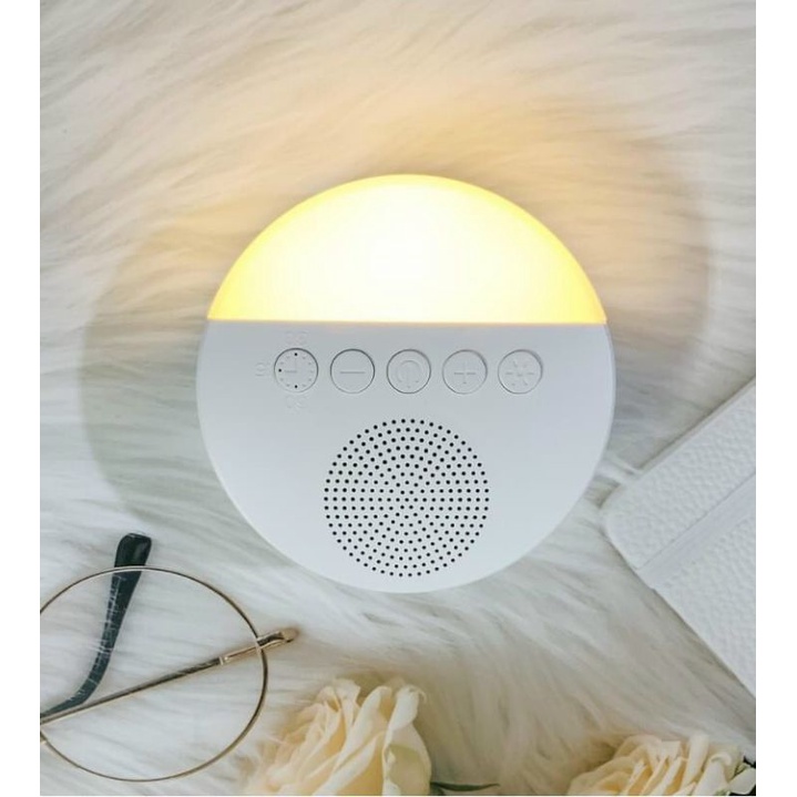 Máy tạo tiếng ồn trắng (white noise machine) - máy ru bé ngủ ngon, ngủ sâu