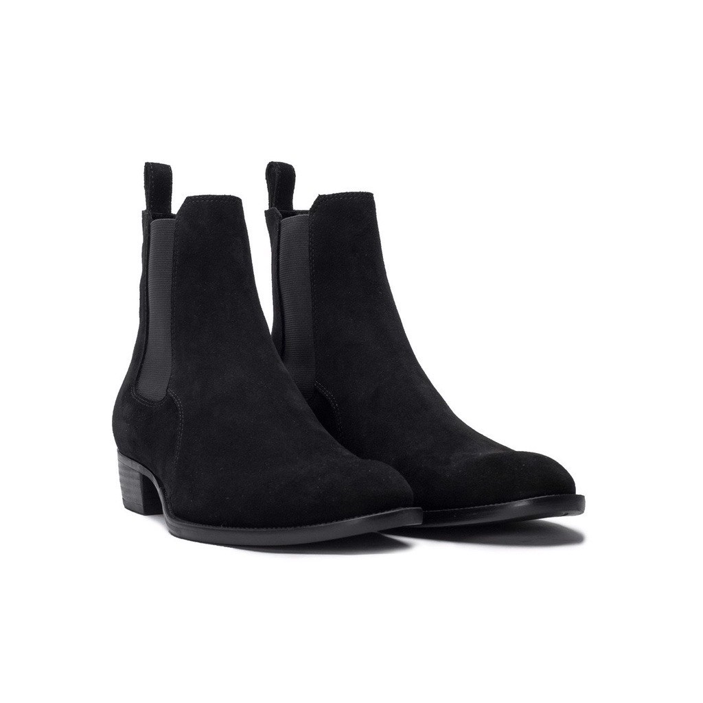 Chelsea Boot Nam Da Lộn, nâng chiều cao 4cm