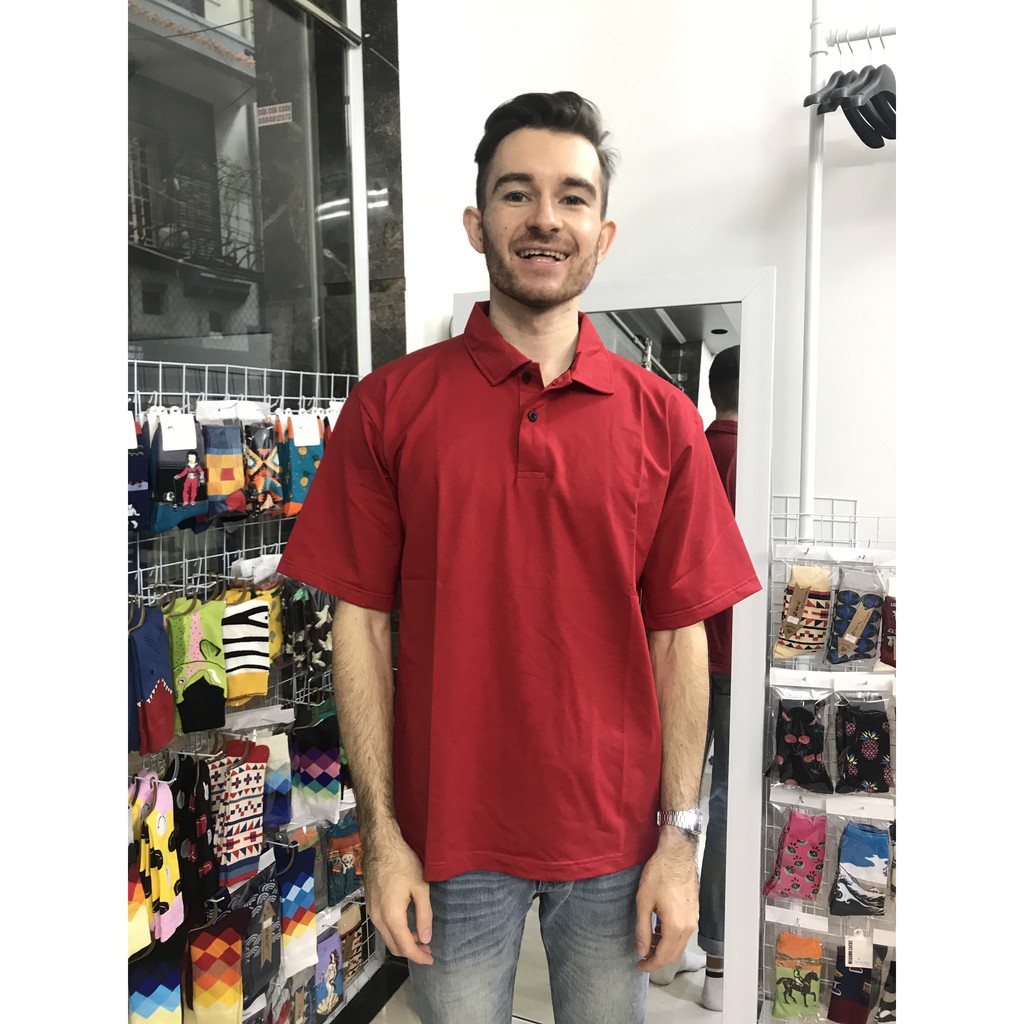 Áo polo trơn cotton 100% 4 chiều | BigBuy360 - bigbuy360.vn