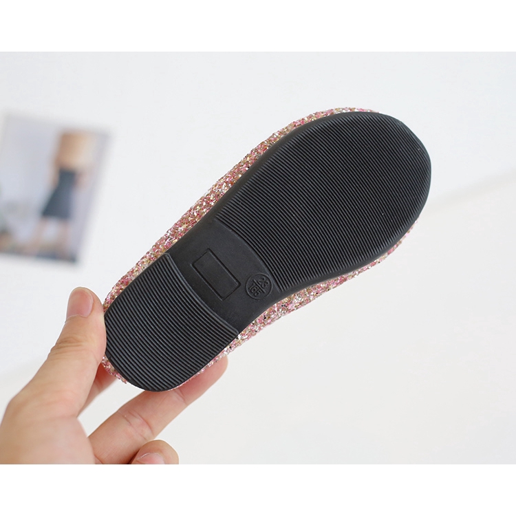 Giày Búp Bê Đính Nơ Đế Mềm Chống Trượt Phong Cách Hàn Quốc Cho Bé Gái Từ 2-6 Tuổi