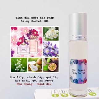 Tinh dầu nước hoa pháp ngọt ngào dạng lăn