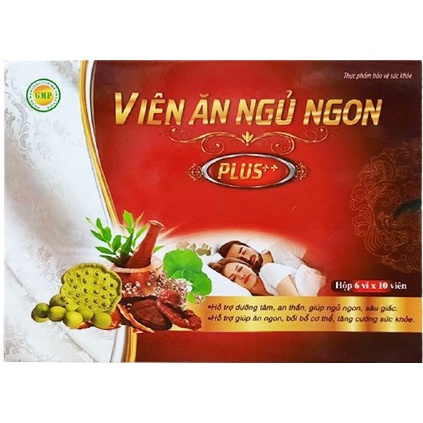 Viên Ăn Ngủ Ngon plus Dưỡng tâm an thần giúp ăn ngon ngủ ngon bồi bổ sức khỏe,suy nhược cơ thể