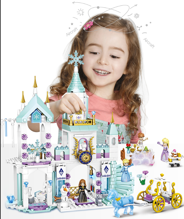 [Mã LIFETOYS1 giảm 30K đơn 99K] Bộ Đồ Chơi Lắp Ráp Lego Hình Lâu Đài Công Chúa Elsa Anna Đẹp Mắt Cao Cấp