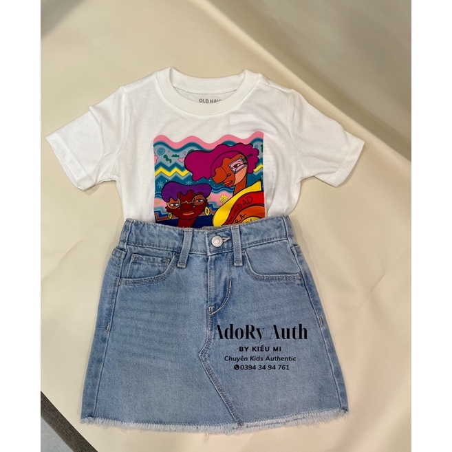 Váy jean auth cho bé gái