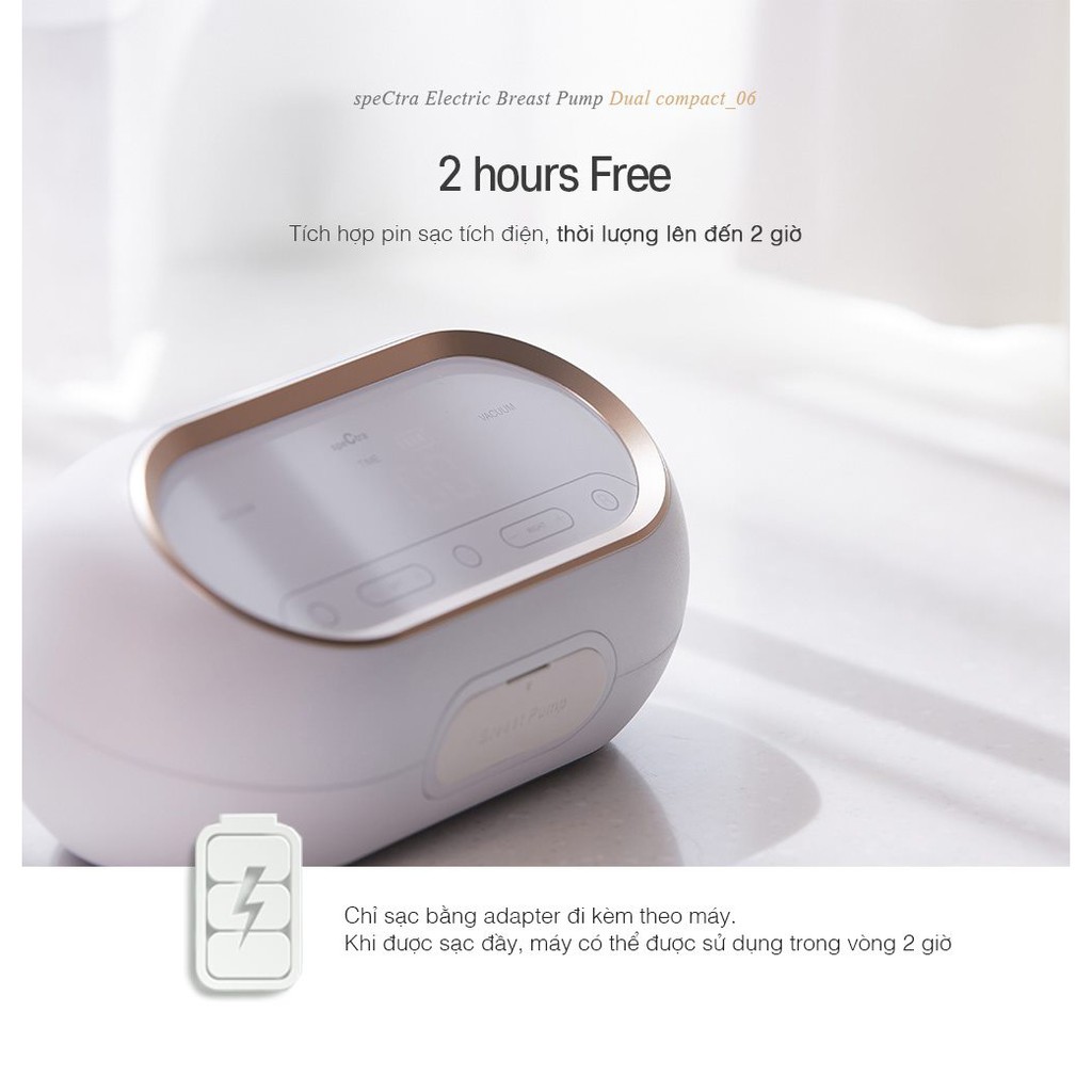Máy Hút Sữa Spectra Dual Compact Chính Hãng BH 24th